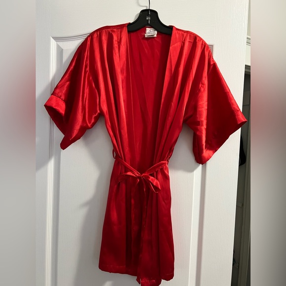 Vintage red house coat - Picture 1 of 2